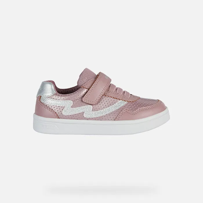 Metallic pink with silver sneaker J Djrock