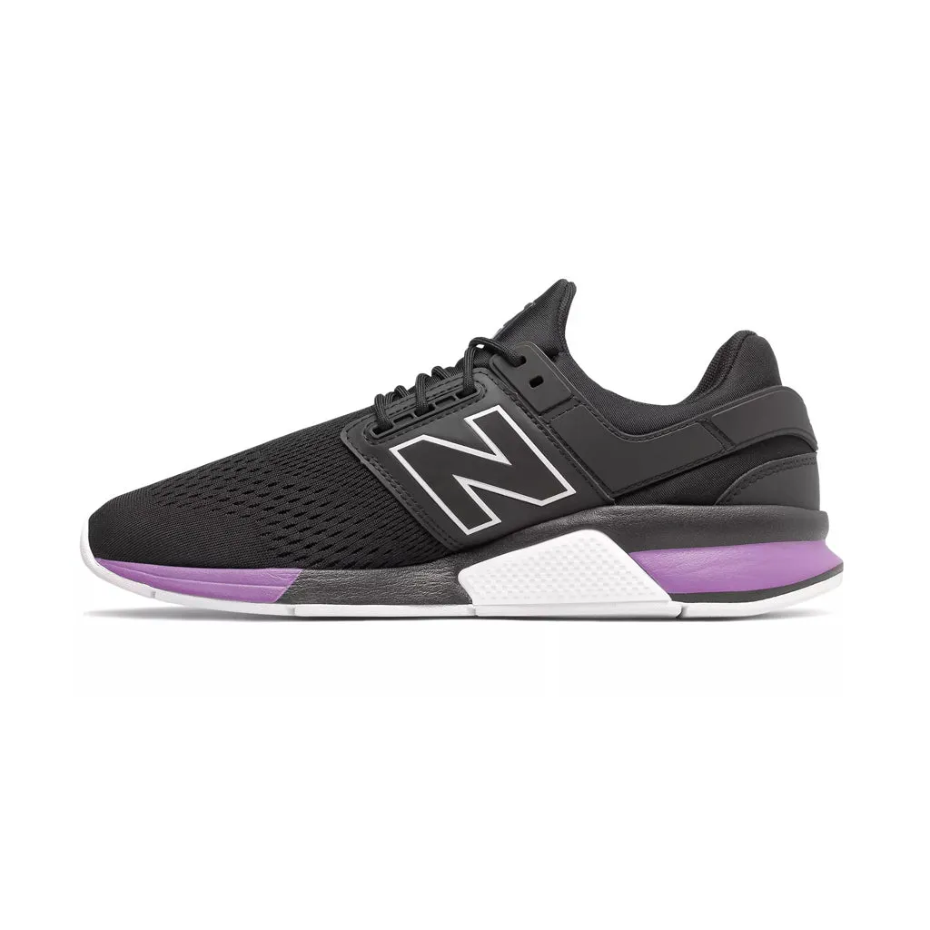 MS247TO Mens Sneakers - Black with Faded Violet