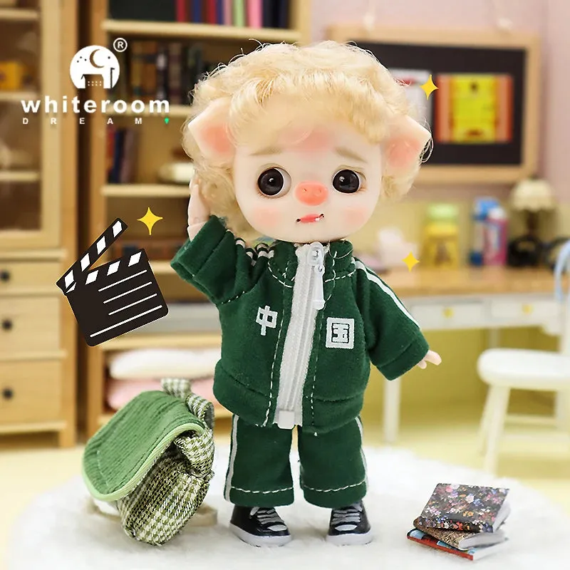 Ob11 BJD Doll Boy Pig Face - 13 Jointed Mini Doll for Girls & Collectors