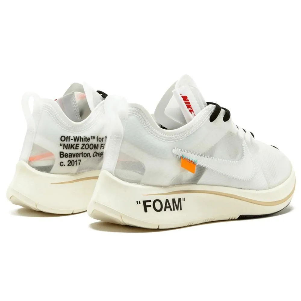 OFF-WHITE x Nike Zoom Fly "White-White-Muslin"