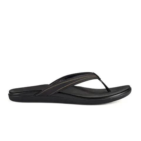 OluKai 'Aukai Sandal (Women) - Black/Black