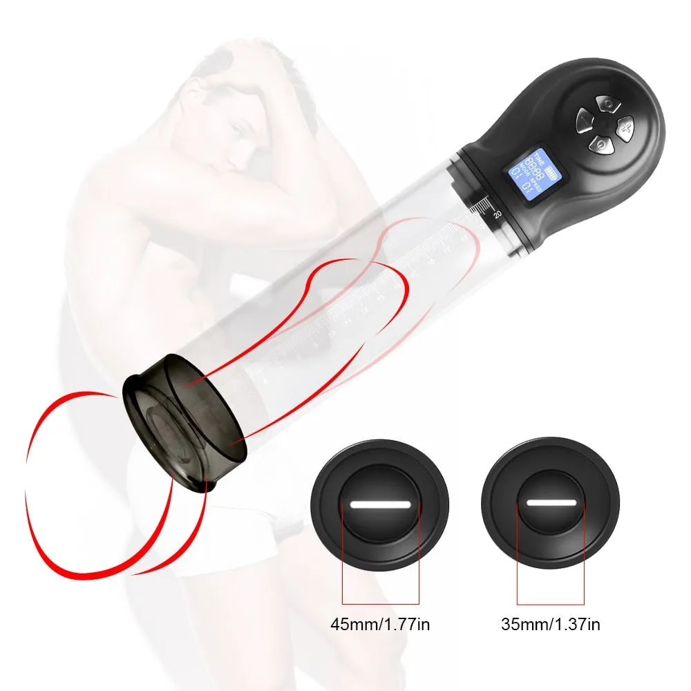 Penis Enlarger Pump Penis Enlargement Electric Extender Penis Pump Vacuum Penis Enhancer Cock Penile Extender