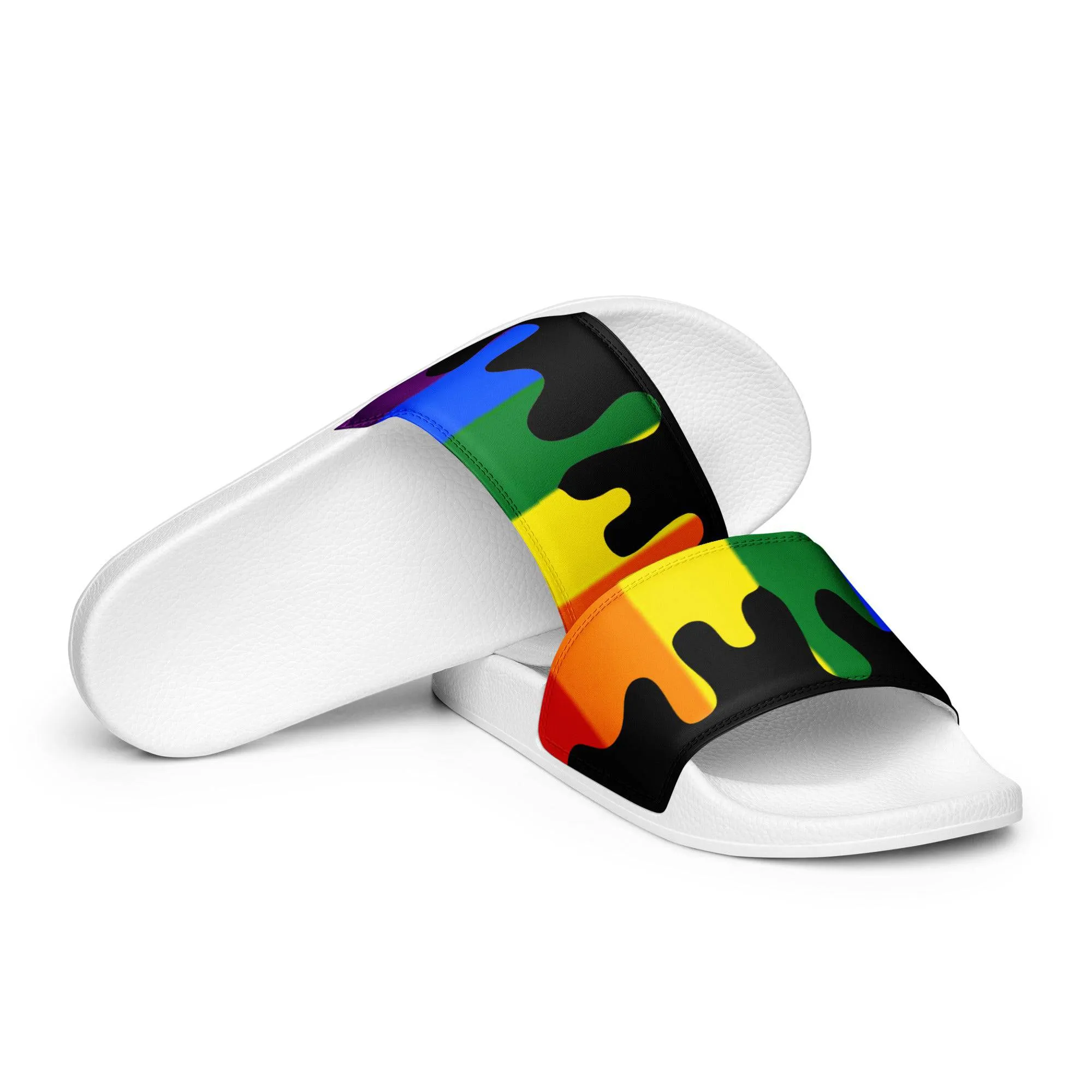 Rainbow Melting Women’s Size slides