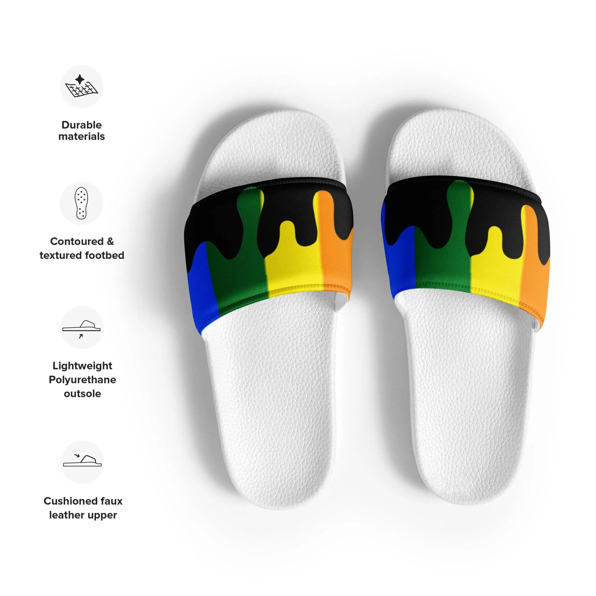 Rainbow Melting Women’s Size slides