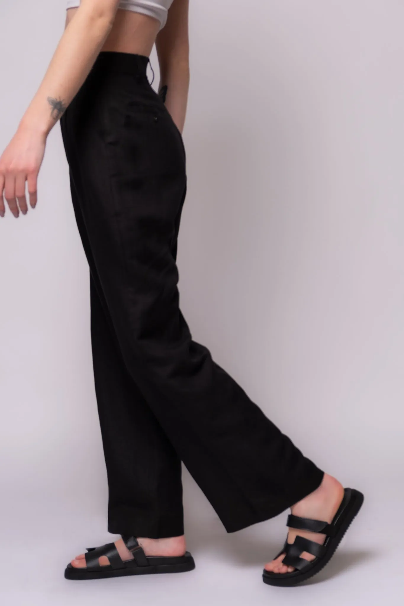 Rolla's Chloe Pleated Linen Pants