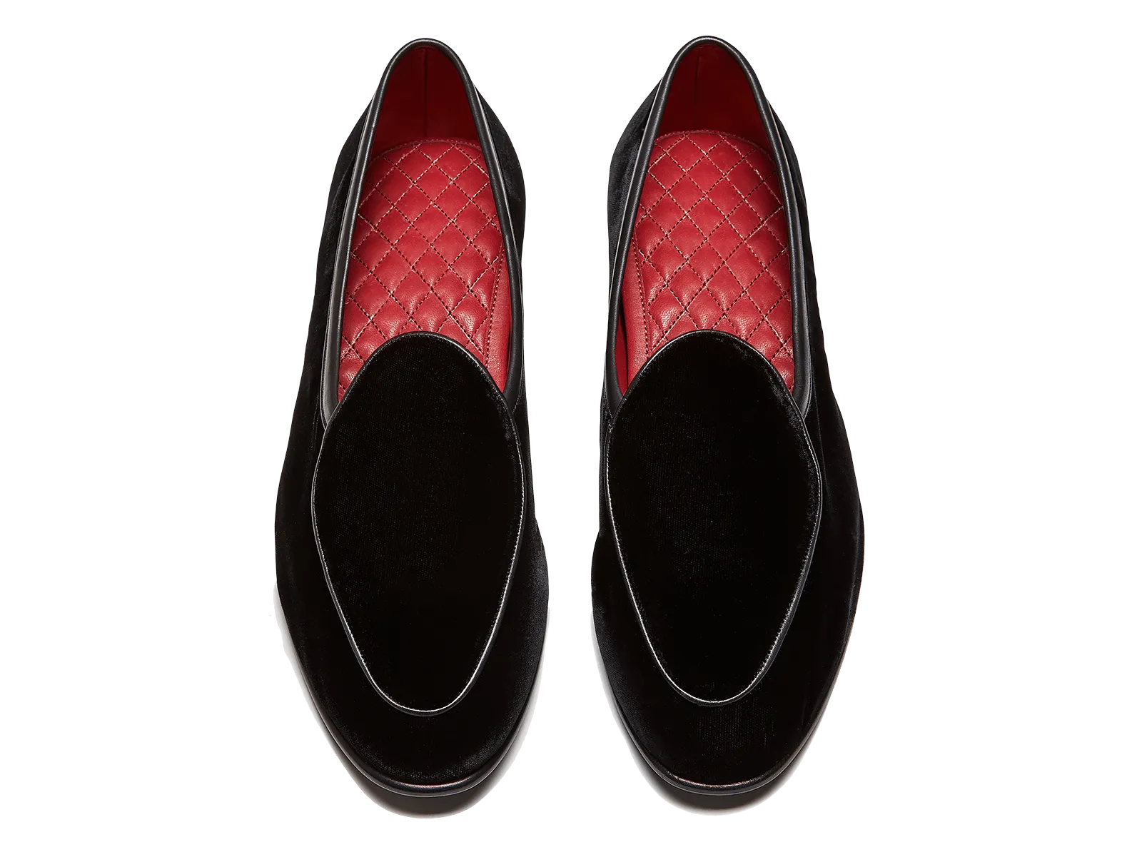 Sagan Loafers in Black Velvet