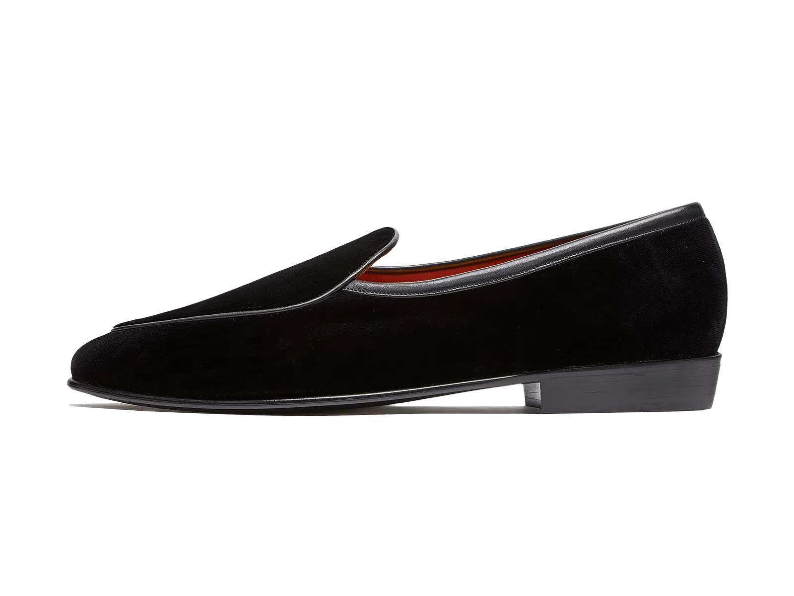 Sagan Loafers in Black Velvet