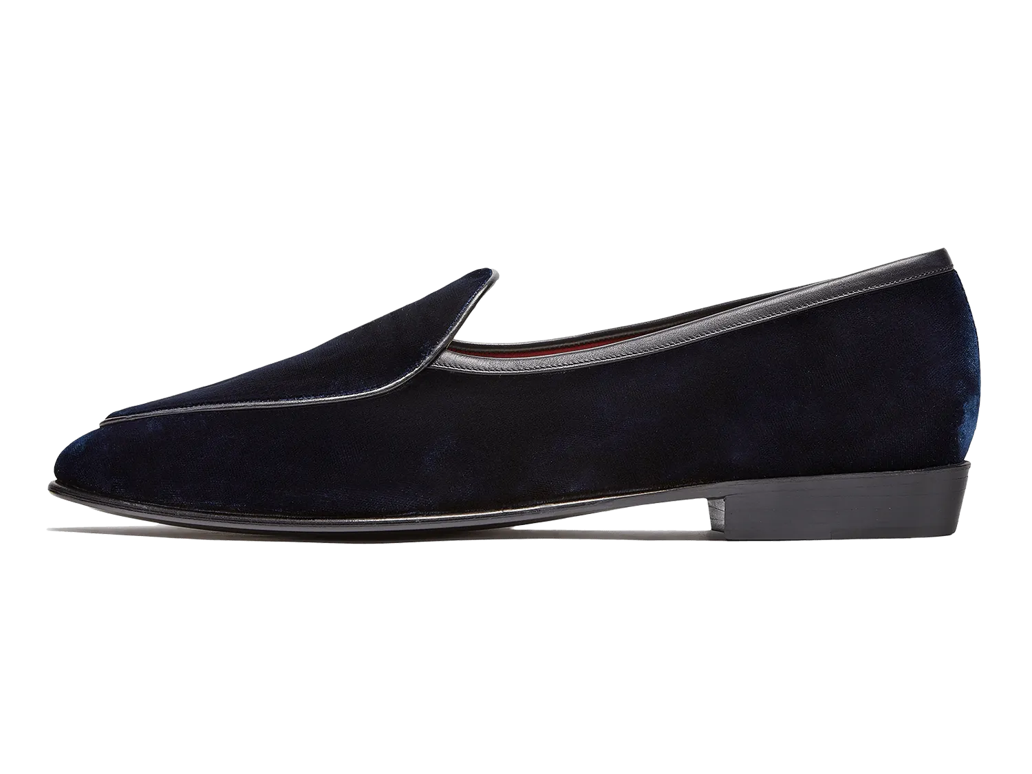 Sagan Loafers in Midnight Navy Velvet