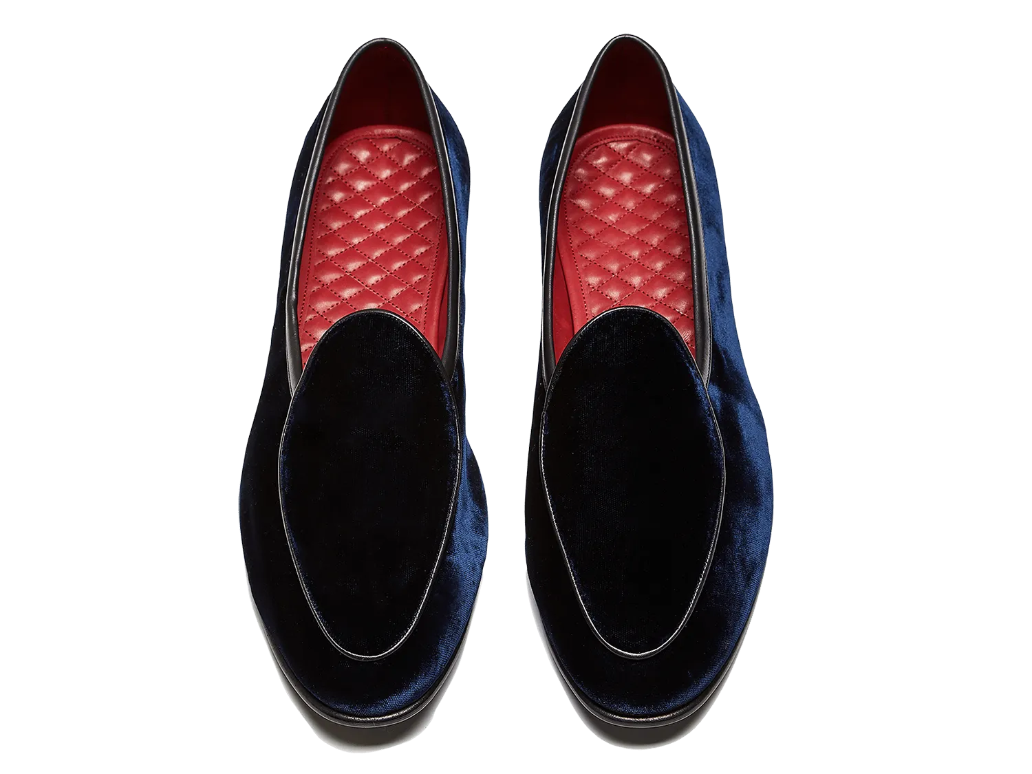 Sagan Loafers in Midnight Navy Velvet