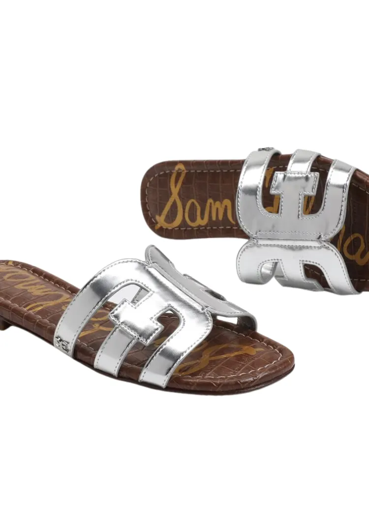 Sam Edelman Bay Slide Sandal - Soft Silver