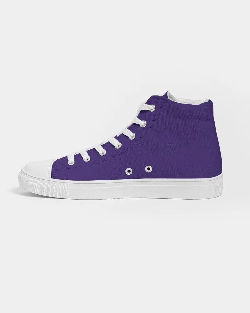 Shaded Violet High-Top Canvas Sneakers | Women's | C88M100Y0K30