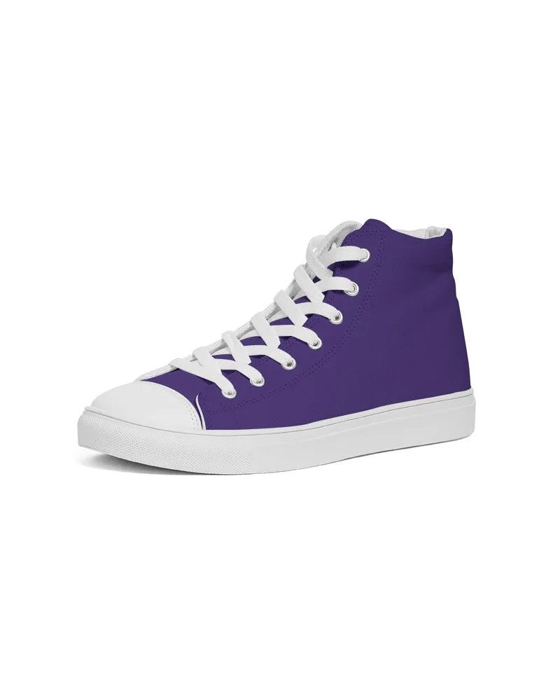 Shaded Violet High-Top Canvas Sneakers | Women's | C88M100Y0K30