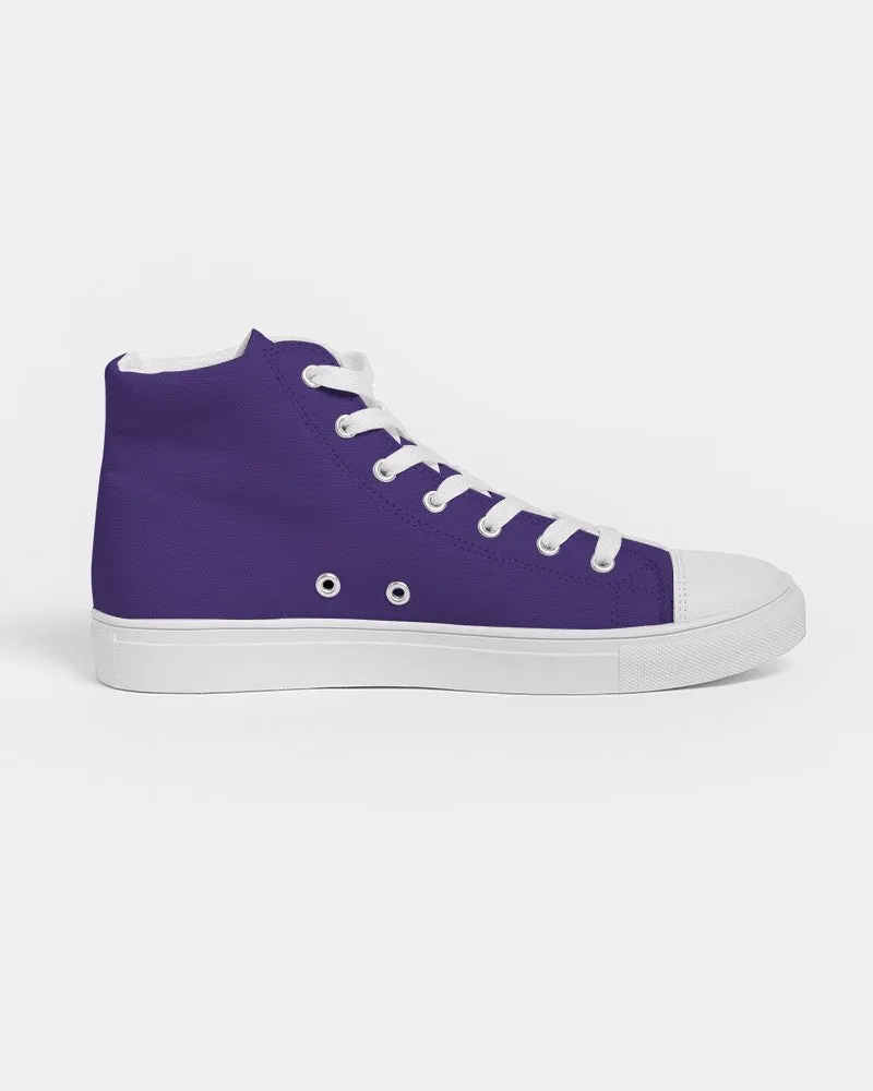 Shaded Violet High-Top Canvas Sneakers | Women's | C88M100Y0K30