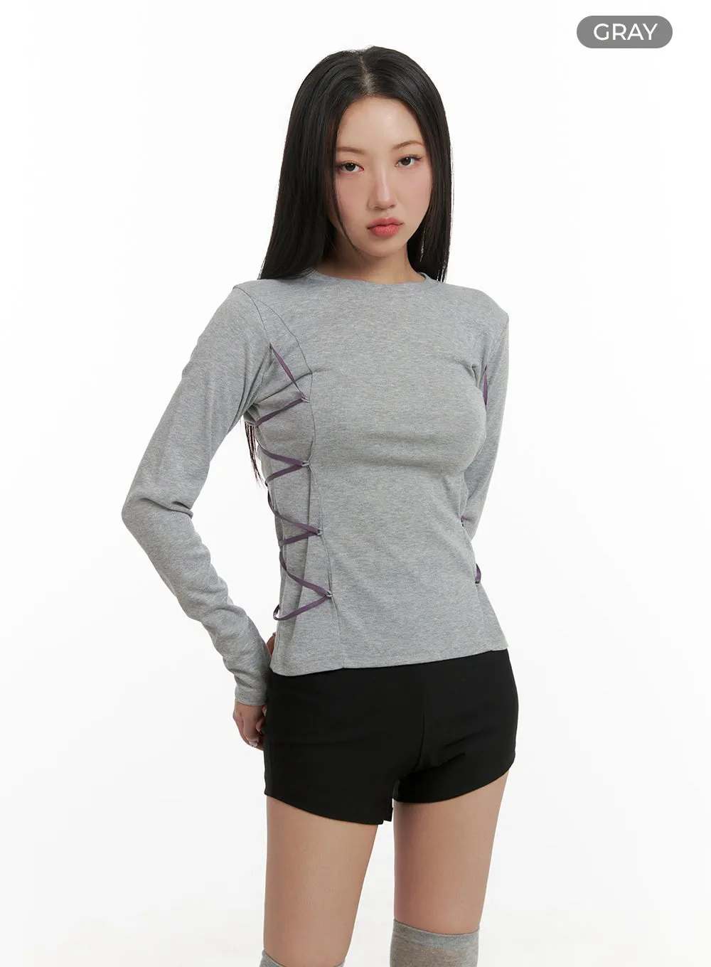 Side Strap Long Sleeve CY403