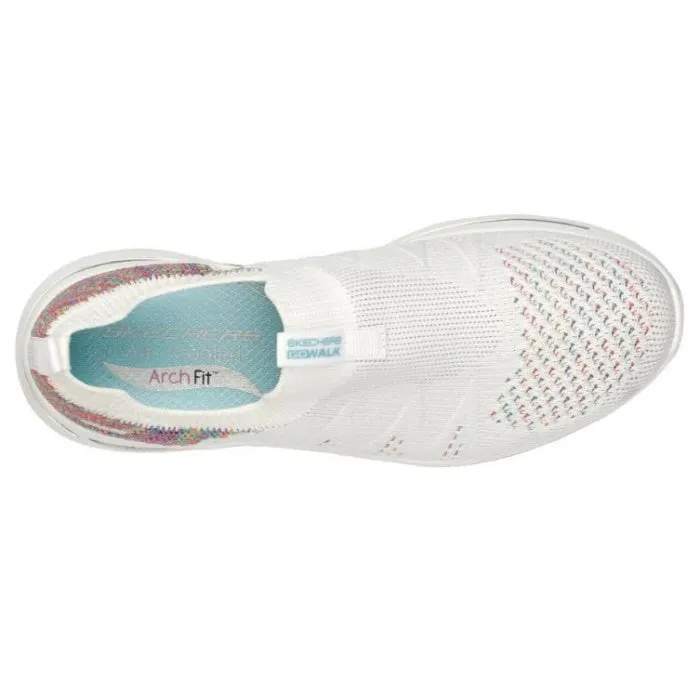 Skechers Go Walk Arch Fit Fun Times White Multi