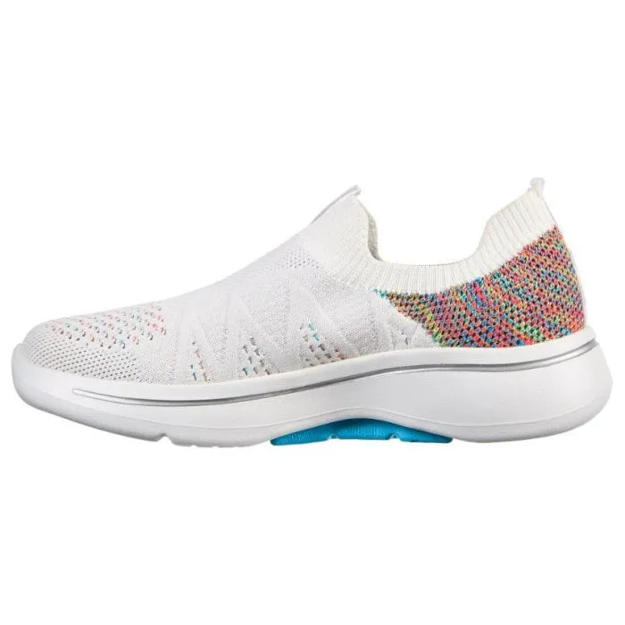 Skechers Go Walk Arch Fit Fun Times White Multi