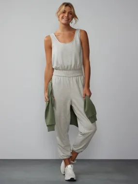 Sleeveless Scoop Neck Lounge Jumpsuit