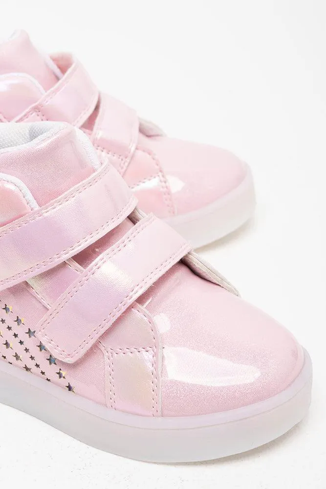 Star Light High Top Sneaker Pink