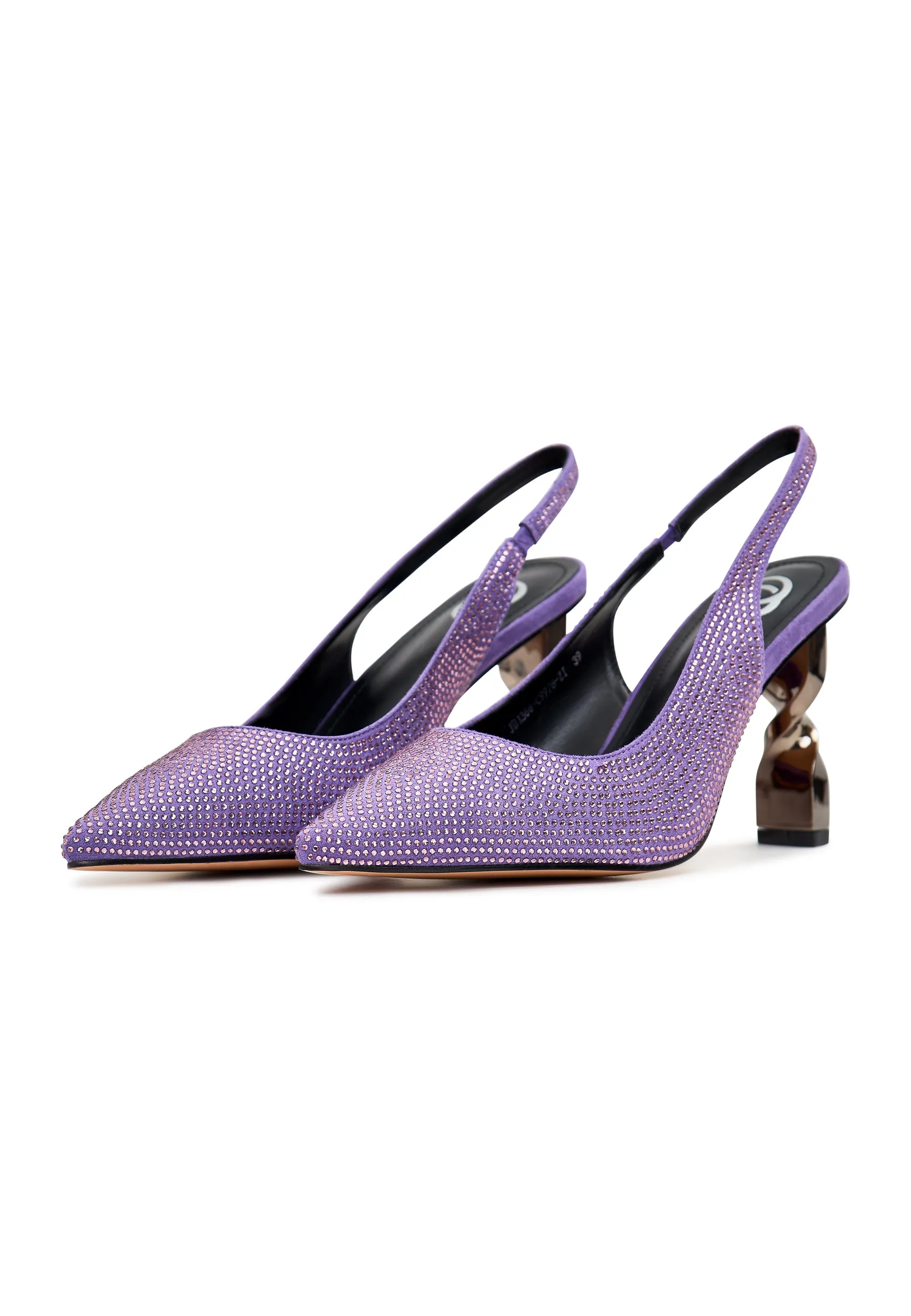 Stiletto High Heeled Pumps - Violet