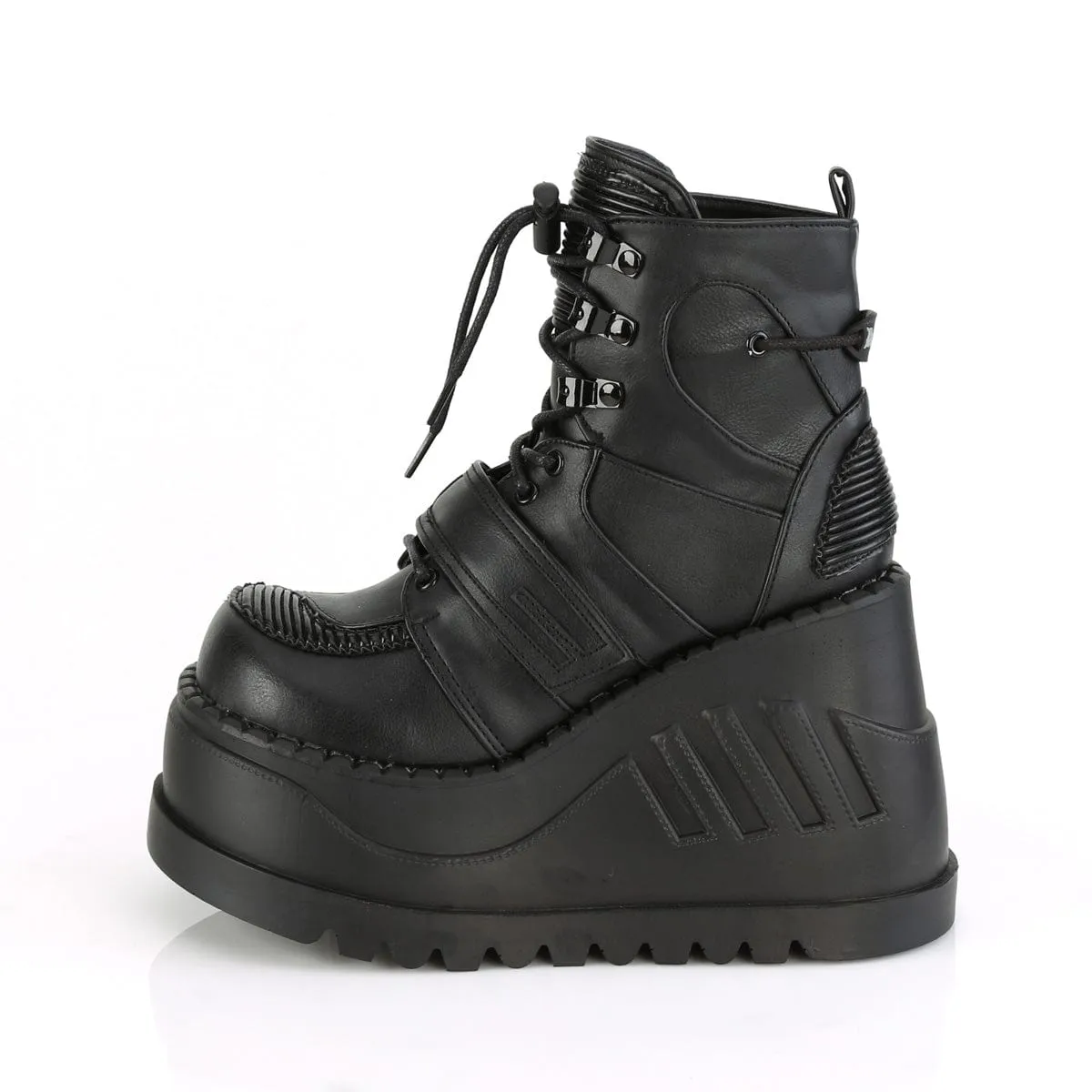 STOMP-13 Black Vegan Leather