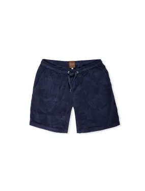 Towelling Shorts Navy