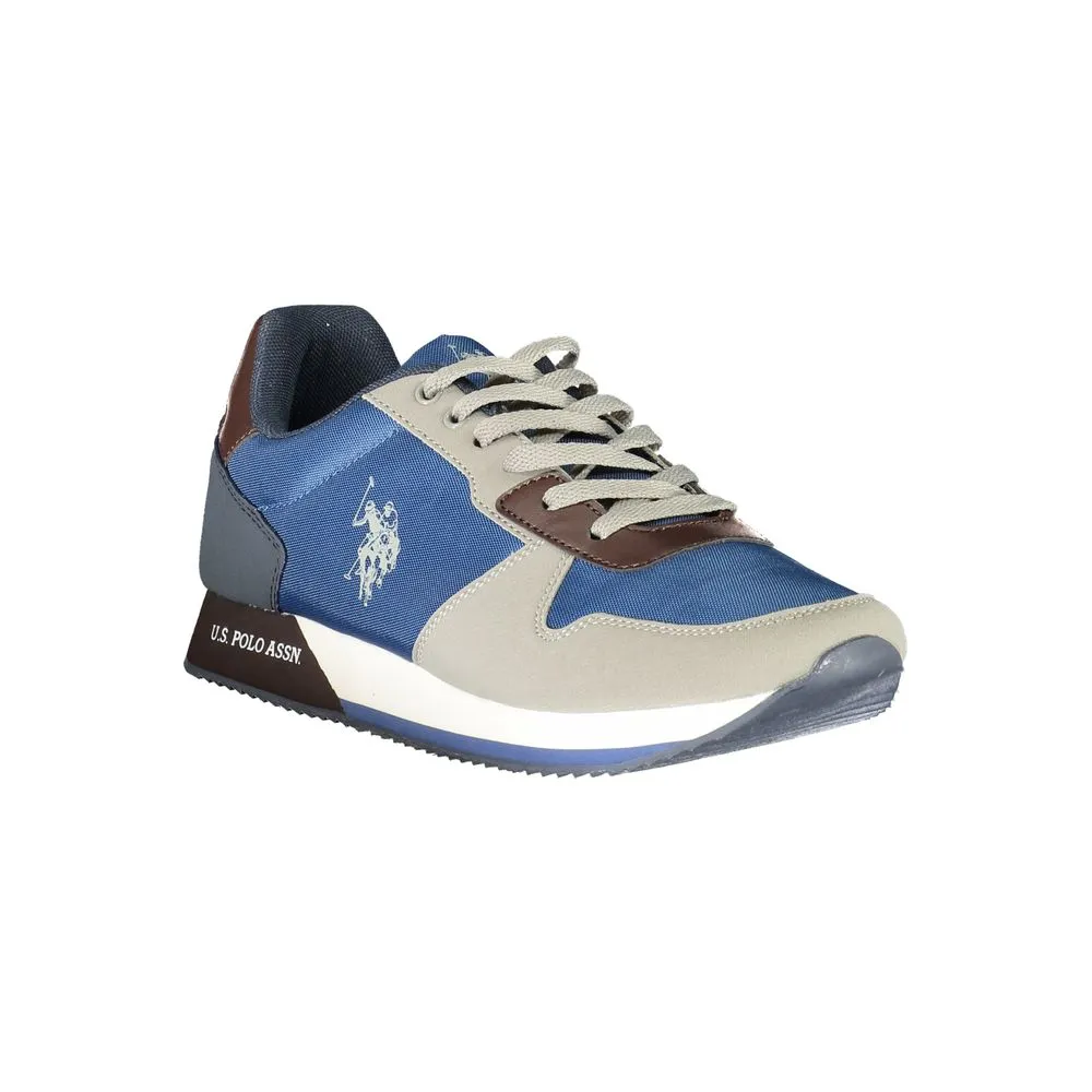 U.S. POLO ASSN. Blue Polyester Men Sneaker