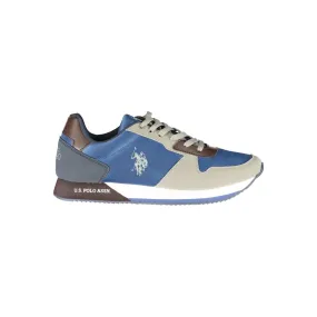 U.S. POLO ASSN. Blue Polyester Men Sneaker