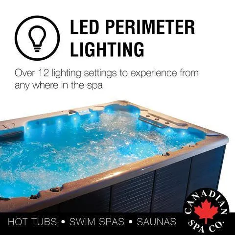 Vancouver AI Hot Tub |6-Person 65-Jet | 227 x 227 cm