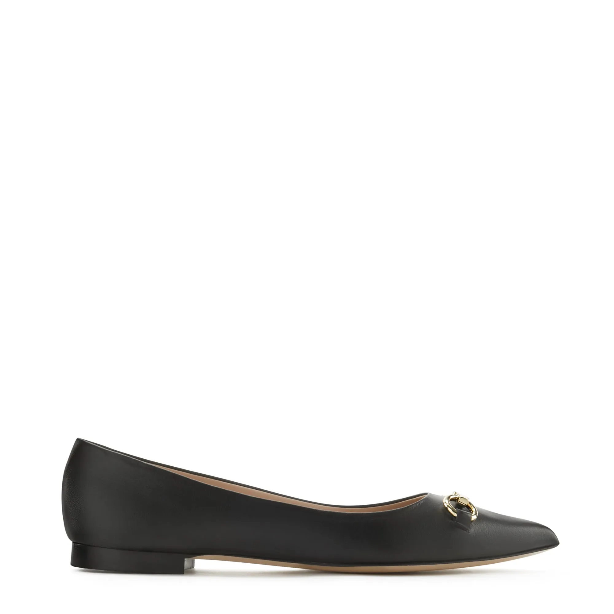 Vendôme Elita black calfskin leather ballerinas