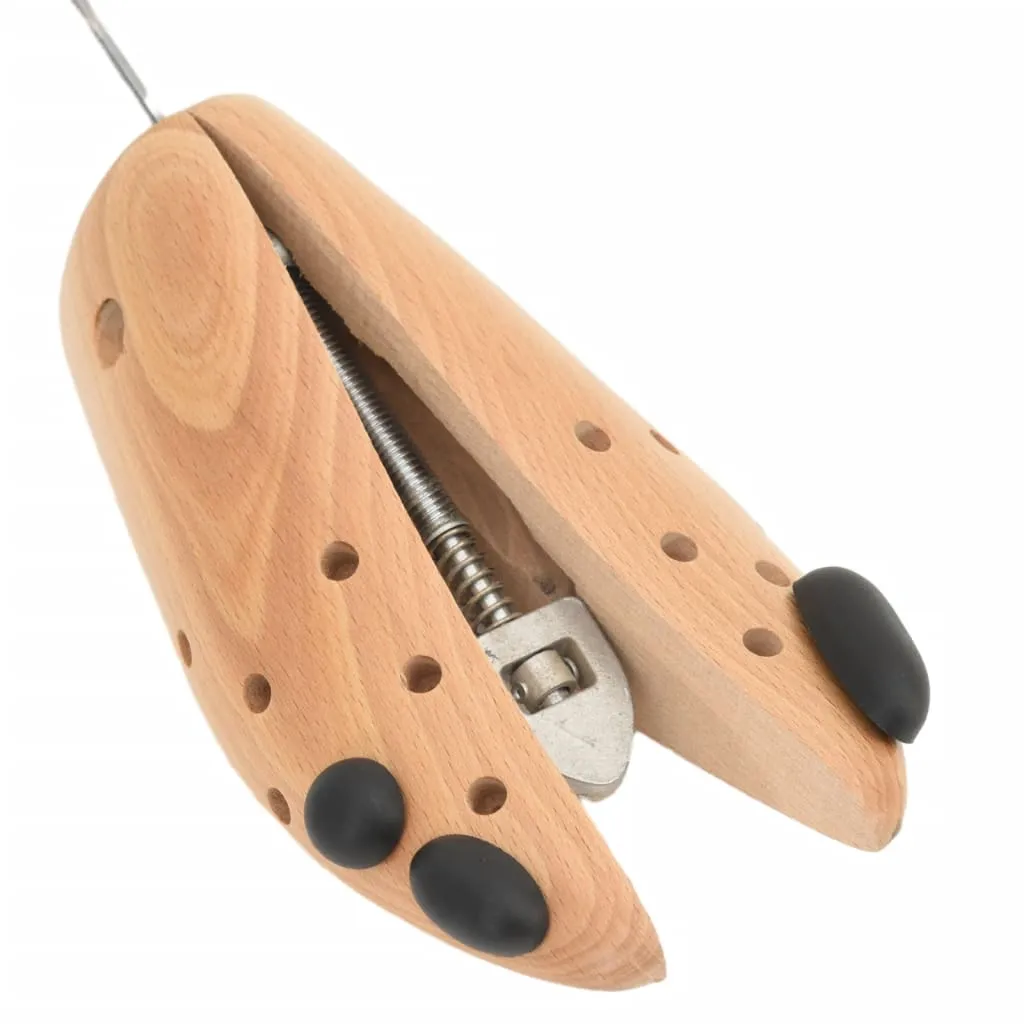 vidaXL Shoe Stretcher EU 39-41 Solid Wood Beech