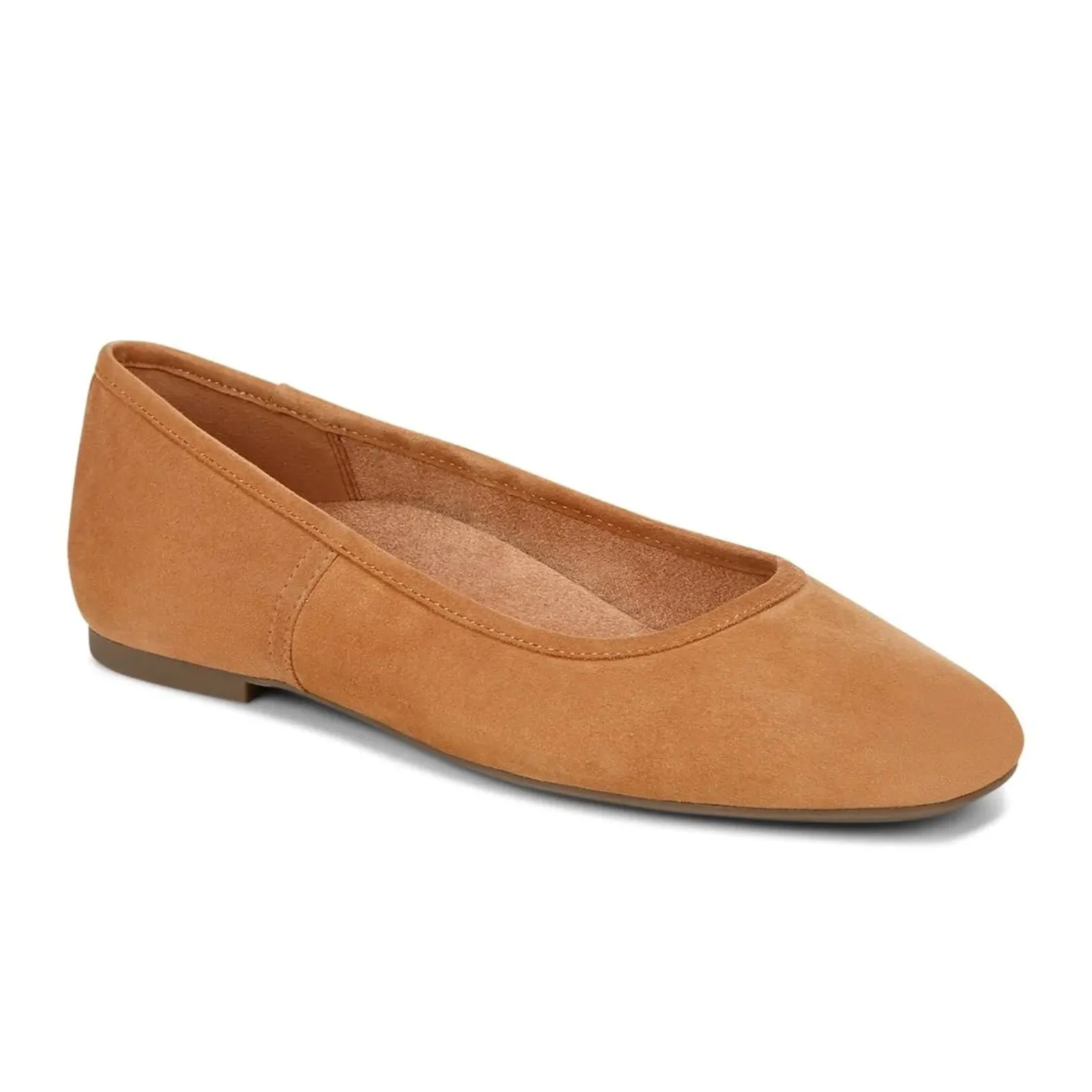 Vionic Orinda Flat (Women) - Brown Suede