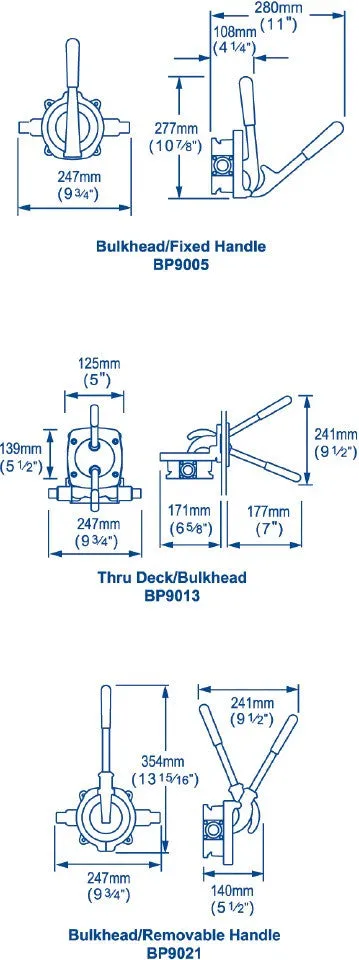 Whale Gusher Urchin Pumps - 3 Models