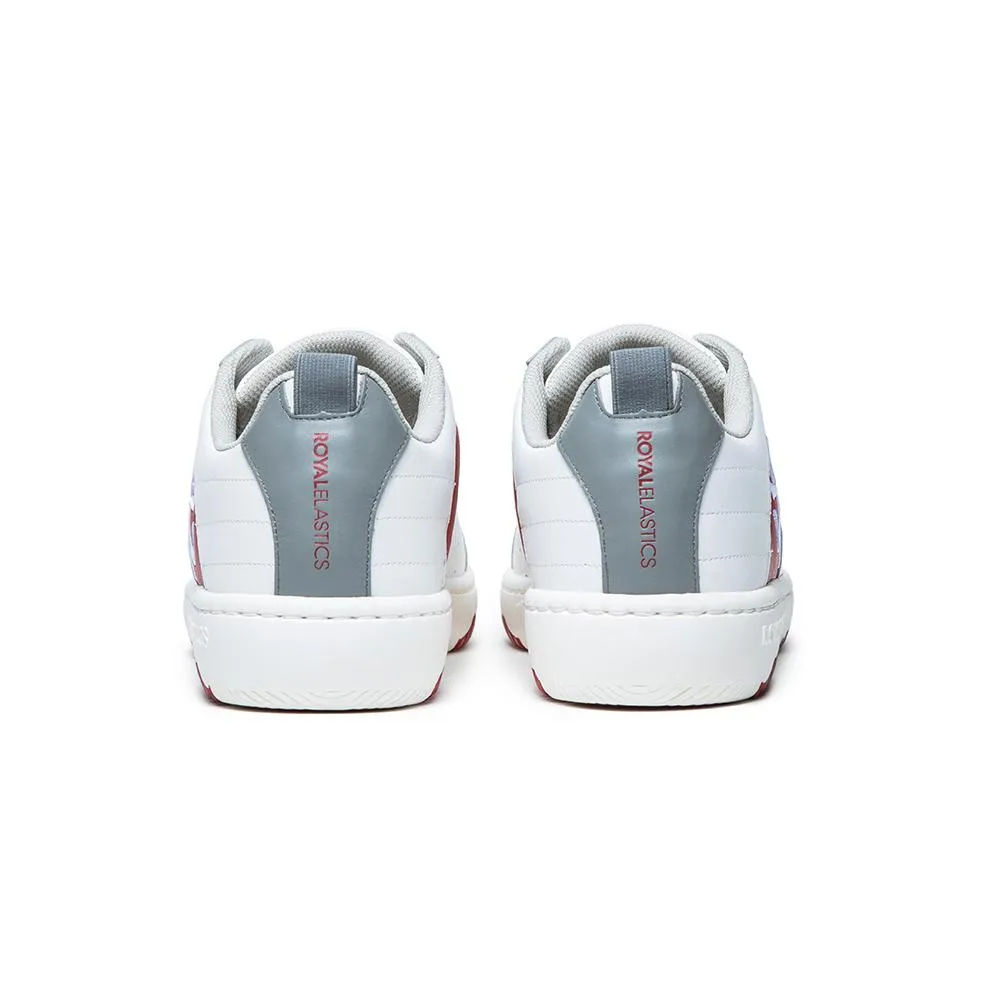 Women's Icon 2.0 White Red Logo Leather Sneakers 96512-018